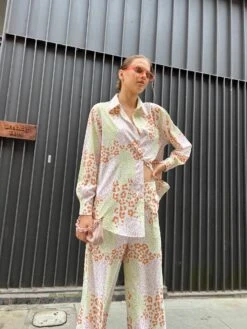 Glamorous Multi Leopard Button Front Shirt