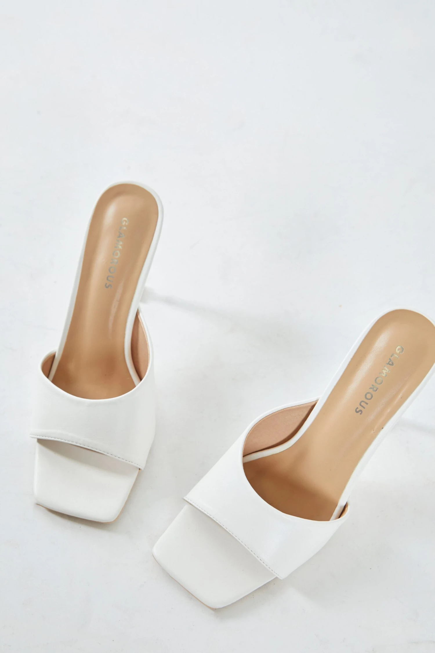 Glamorous White Mules 3 Glamorous White Mules - Image 3