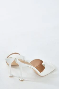 Glamorous White Mules 7 Glamorous White Mules -Cheap Softly Dressed Store SHOES 1473