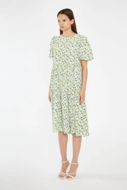 Glamorous Retro Daisy Tiered Midi-Dress -Cheap Softly Dressed Store TM0132 DM65 04