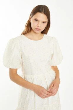 Glamorous Cream Peach Ditsy Organza Midi-Dress 7 Glamorous Cream Peach Ditsy Organza Midi-Dress -Cheap Softly Dressed Store TM0132A DF21 04