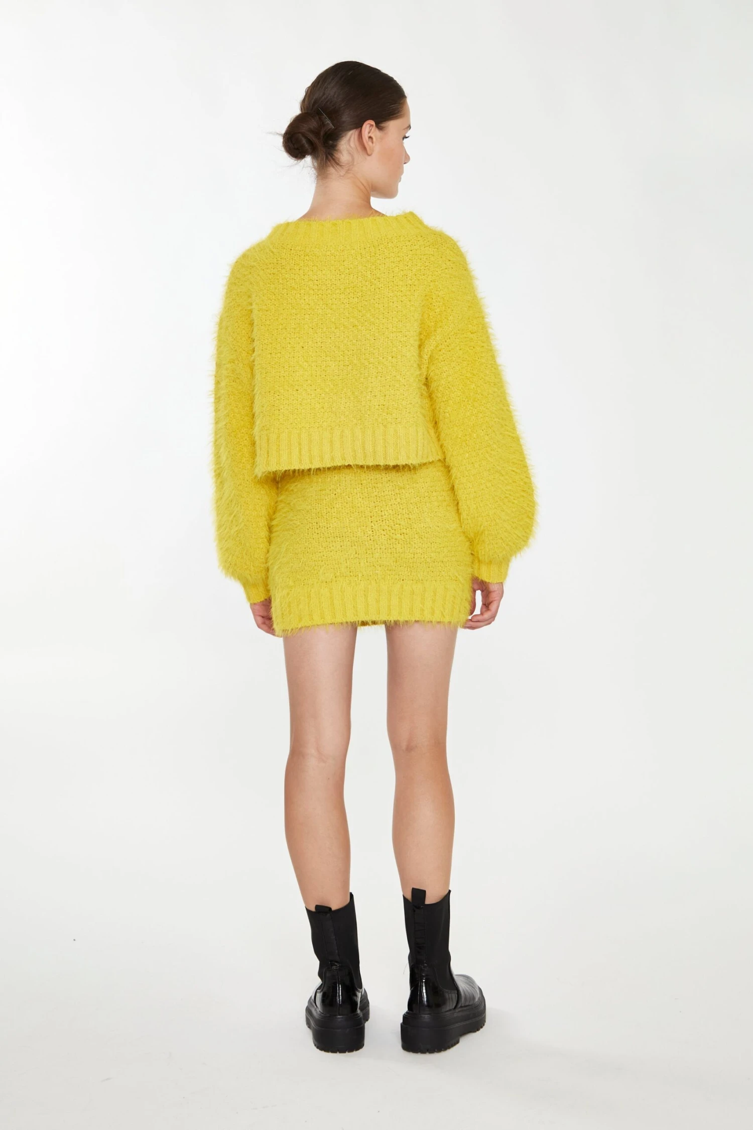 Glamorous Mustard Knit Long Sleeve Jumper 3 Glamorous Mustard Knit Long Sleeve Jumper - Image 3