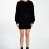 Glamorous Black Knitted Mini Skirt