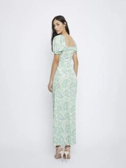 Glamorous Green Paisley Floral Midi Dress 5 Glamorous Green Paisley Floral Midi Dress -Cheap Softly Dressed Store TM03443
