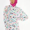 Glamorous Abstract Spot Long Sleeve Shirt