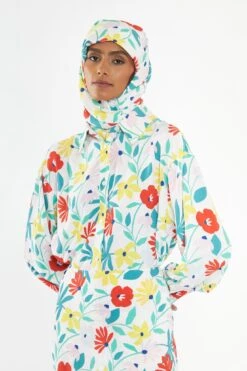 Glamorous Bright Multi Flower Long Sleeve Shirt