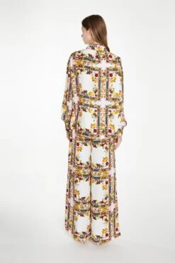 Glamorous Citrus Scarf Print Wide Leg Trousers -Cheap Softly Dressed Store TM0851 08