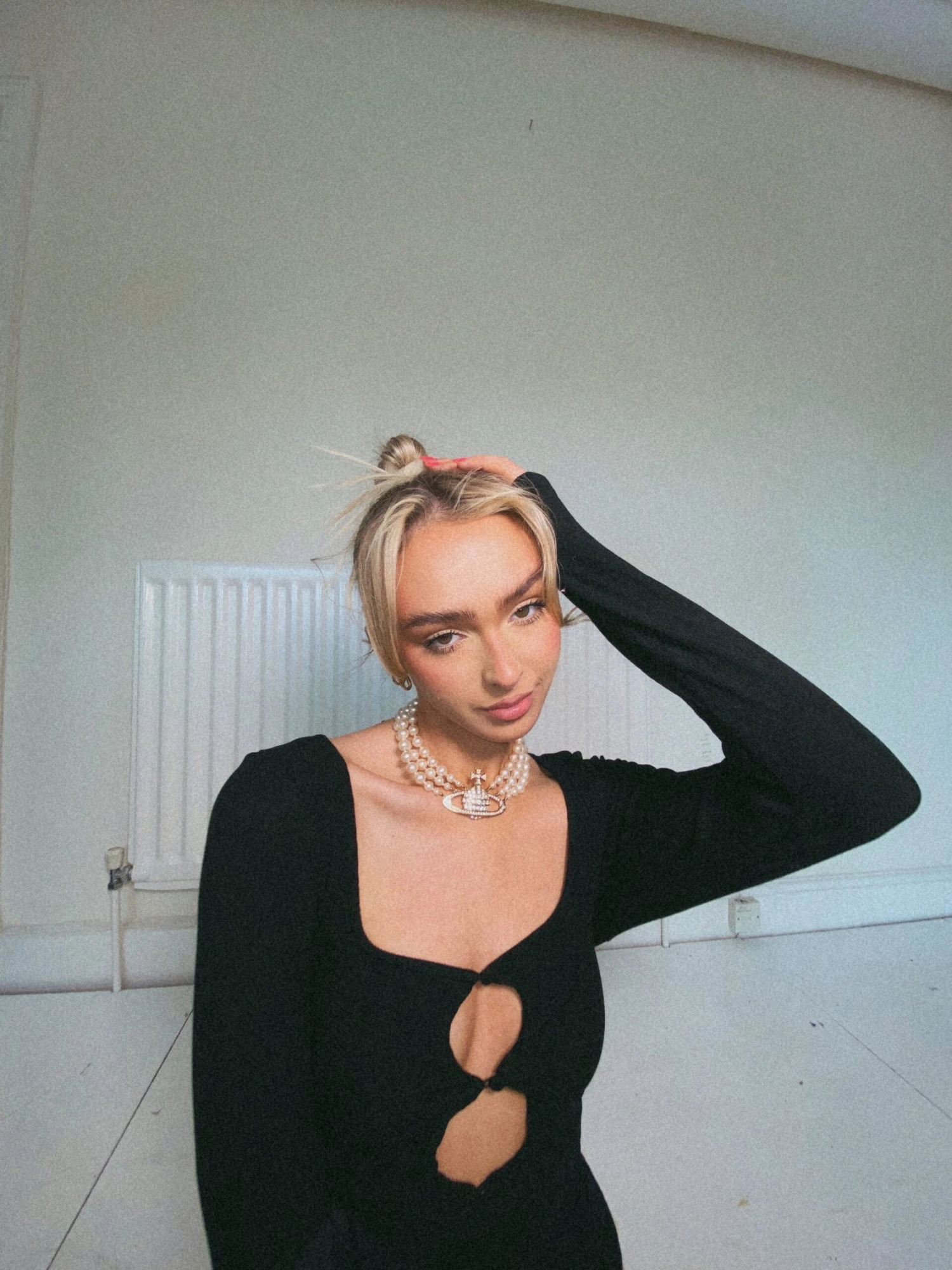 Glamorous Black Rib Knit Bodysuit With Keyhole Cut-out Detail 3 Glamorous Black Rib Knit Bodysuit With Keyhole Cut-out Detail - Image 3