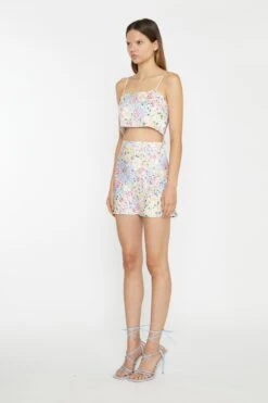 Glamorous Painted Multi-Floral Open Back Crop-Top 7 Glamorous Painted Multi-Floral Open Back Crop-Top -Cheap Softly Dressed Store TM0886 DH51 05