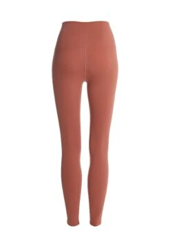 Glamorous Move Dark Terracotta High Waisted Leggings 7 Glamorous Move Dark Terracotta High Waisted Leggings -Cheap Softly Dressed Store YG0034 DARKTERRACOTTA 03