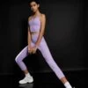 Glamorous Lavender 7/8 Length Gym Leggings