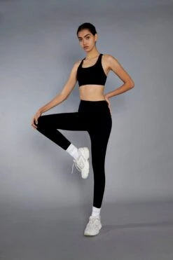 Glamorous Black High Waisted Gym Leggings