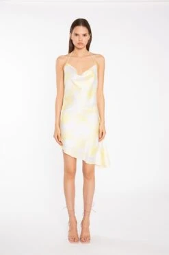 Glamorous Yellow Print-Satin Asymmetric Cowl-Neck Mini-Dress 6 Glamorous Yellow Print-Satin Asymmetric Cowl-Neck Mini-Dress -Cheap Softly Dressed Store a27ab670 8c39 4e43 8230 04fd428da929