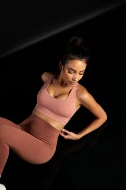 Glamorous Move Sun Kissed Rose Sports Bra -Cheap Softly Dressed Store abd06a9b52417da1354fdac58f142473