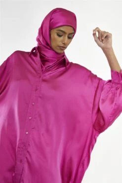 Glamorous Fuchsia Shirt Hi-Low-Dress -Cheap Softly Dressed Store b5badf51 01e7 4cee be66 eba4bb9a6ab6