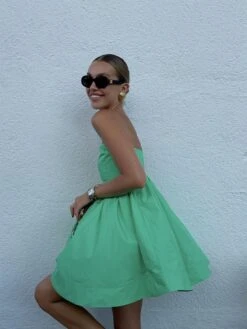 Glamorous Hayden Strapless Empire-Line Mini-Dress -Bright-Green -Cheap Softly Dressed Store bbf56420 a00d 4091 bc38 5b15c46c3f5d