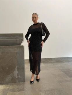 Glamorous Curve Andi Mesh Bodycon Maxi-Dress -Black Diamante -Cheap Softly Dressed Store c03093cb 6dd5 436c 9f31 f3fbe09735f0