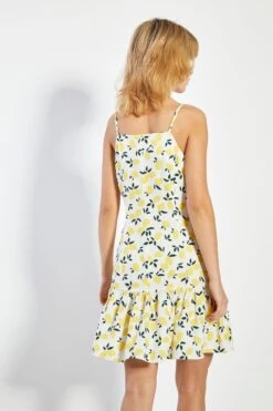 Glamorous Off White Lemon Print Shift Mini Dress -Cheap Softly Dressed Store cdc430f31e2b10f5afbeef878854b1e0