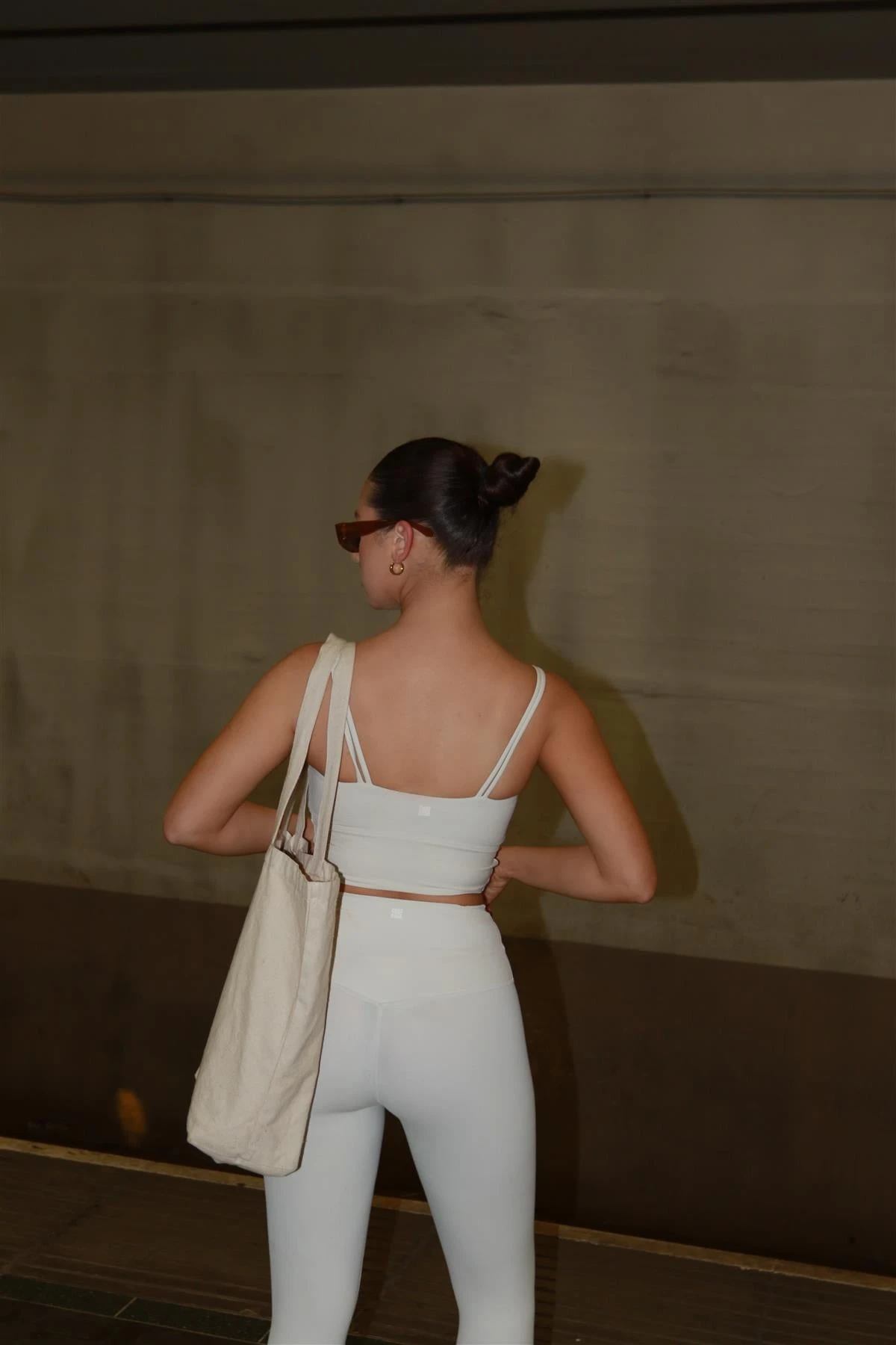 Glamorous Signature Double Strap Crop Top - Putty 2 Glamorous Signature Double Strap Crop Top - Putty - Image 2