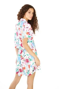 Glamorous Multi Abstract Print Button Front Shirt -Cheap Softly Dressed Store d714c33769a87d2247b760a6aa4795ae