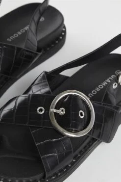Glamorous Black Croc Cross Over Sandal 6 Glamorous Black Croc Cross Over Sandal -Cheap Softly Dressed Store dde151ef fb78 4050 b8a4 49954f23c642