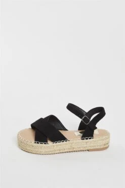 Glamorous Black Micro Espadrille Sandals -Cheap Softly Dressed Store e33d13f6 d55a 4358 922f 64c7147356ee