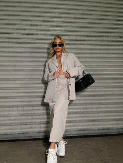 Glamorous Mole-Grey Classic Oversized-Blazer -Cheap Softly Dressed Store image00021 d3e8ca86 c44c 4205 b98a d22ff00c9328